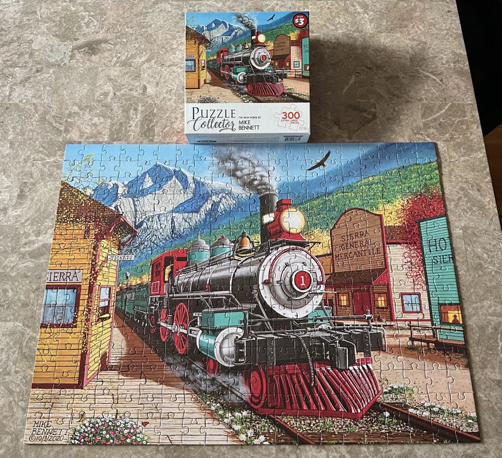 The Iron Horse - RoseArt puzzle collectible [Barcode 4895145438872] - Main Image 2