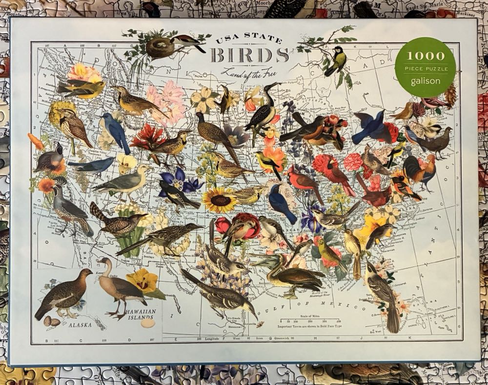 USA State Birds - Galison puzzle collectible [Barcode 9780735372979] - Main Image 2