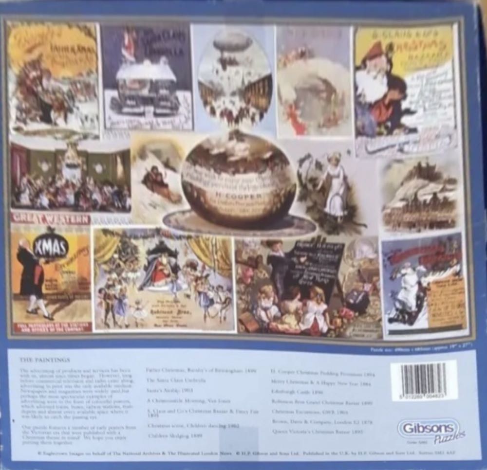 Olde Christmas (Donated To LPL) - Gibsons puzzle collectible [Barcode 5012269004823] - Main Image 4