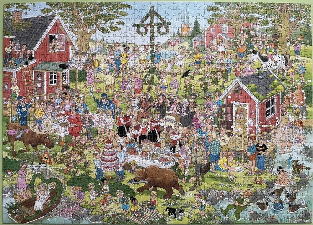 Midsummer festival - Jumbo 1000 puzzle collectible [Barcode 8710126000298] - Main Image 2
