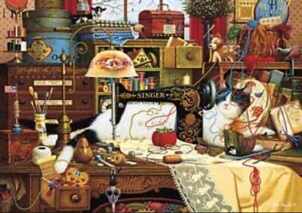 Charles Wysocki: Maggie The Messmaker - Schmidt puzzle collectible [Barcode 4001504599935] - Main Image 2