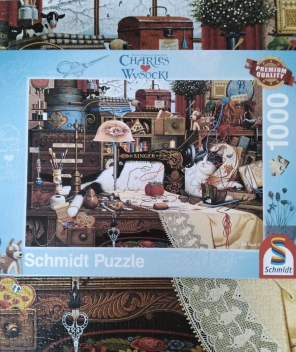 Charles Wysocki: Maggie The Messmaker - Schmidt puzzle collectible [Barcode 4001504599935] - Main Image 3