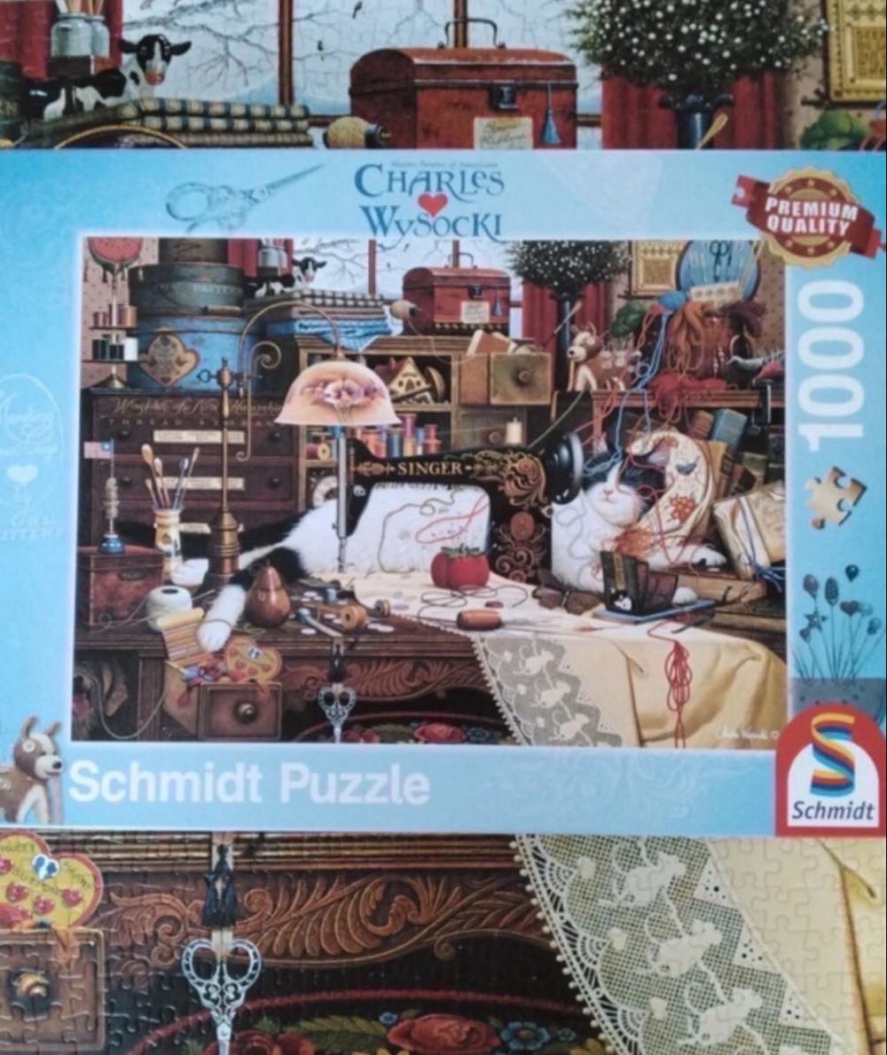 Charles Wysocki: Maggie The Messmaker - Schmidt puzzle collectible [Barcode 4001504599935] - Main Image 4