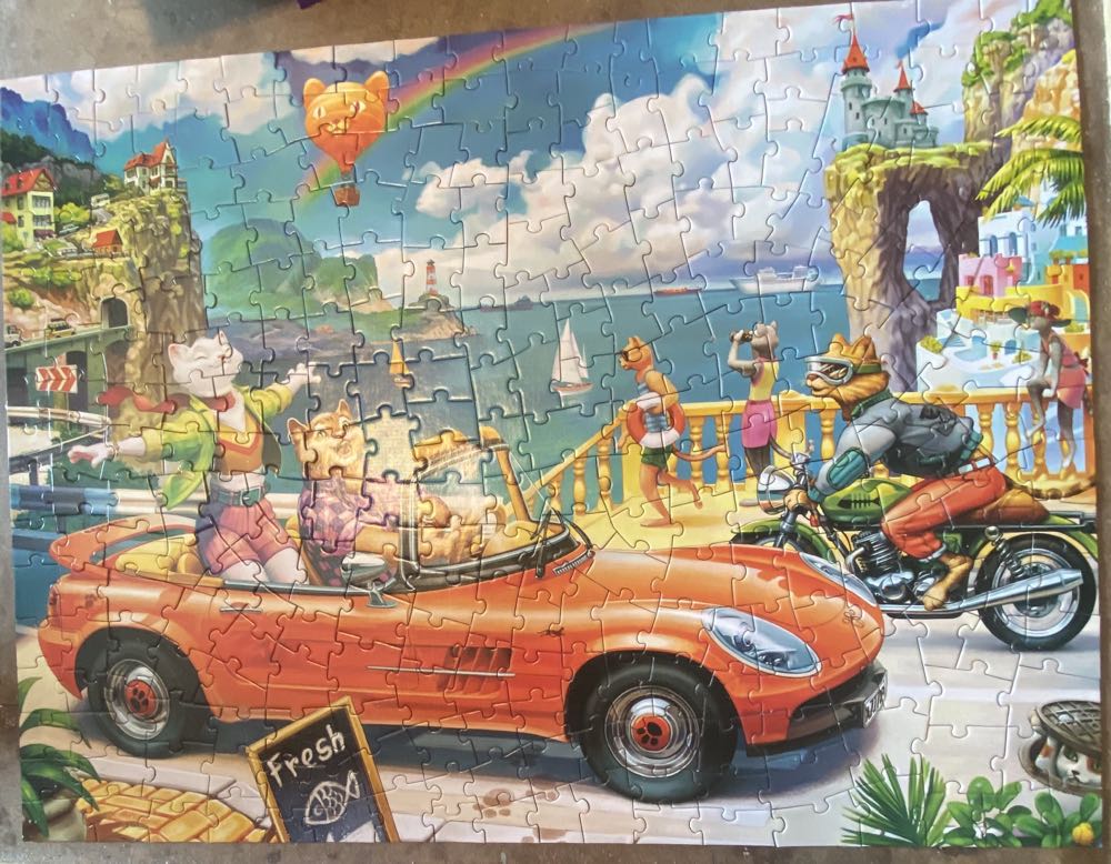 NEW Cool Cats Beach - Spilsbury puzzle collectible [Barcode 810061443926] - Main Image 2