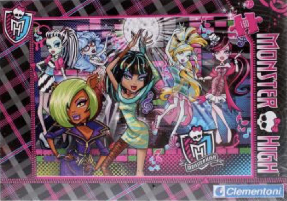 Monster High Glitter Monster 🟦 - Clementoni puzzle collectible [Barcode 8005125296514] - Main Image 4