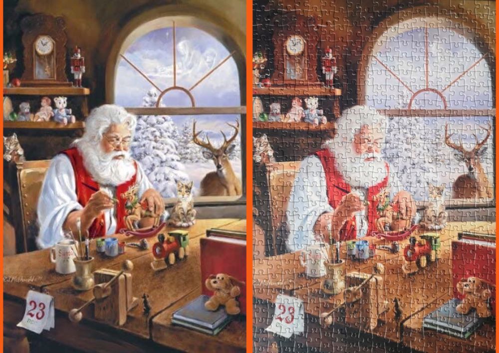 Santas Workshop - Gibsons puzzle collectible - Main Image 2