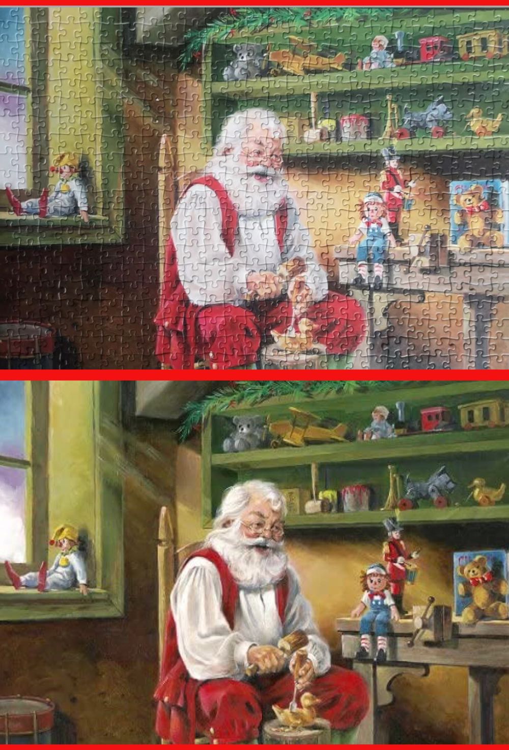 Santas Workshop - Gibsons puzzle collectible - Main Image 3