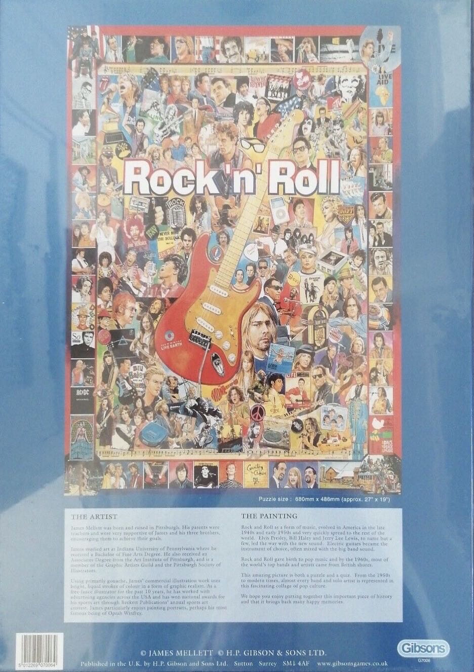 Rock n Roll - Gibsons puzzle collectible [Barcode 5012269070064] - Main Image 4