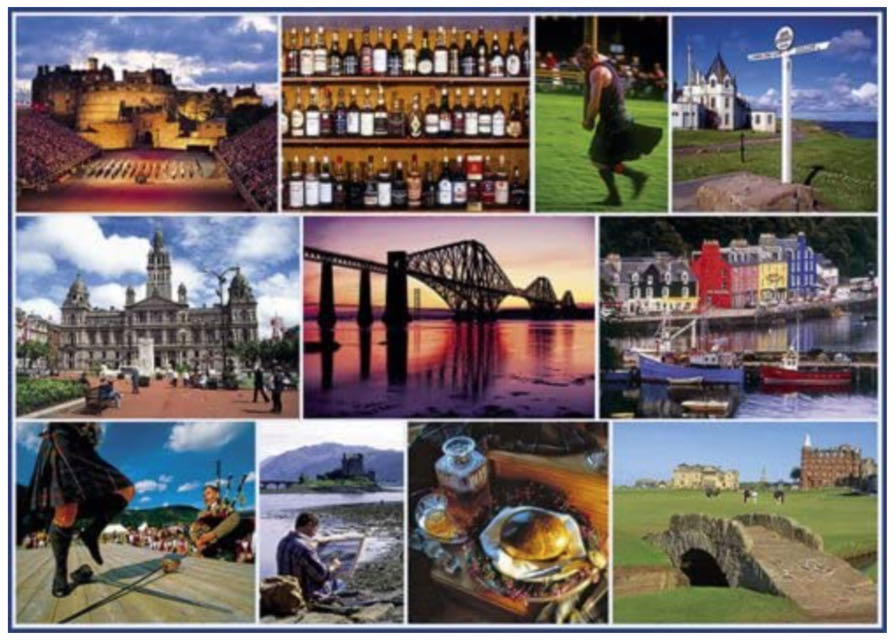Postcard From Scotland I - Gibsons puzzle collectible [Barcode 5012269007206] - Main Image 2