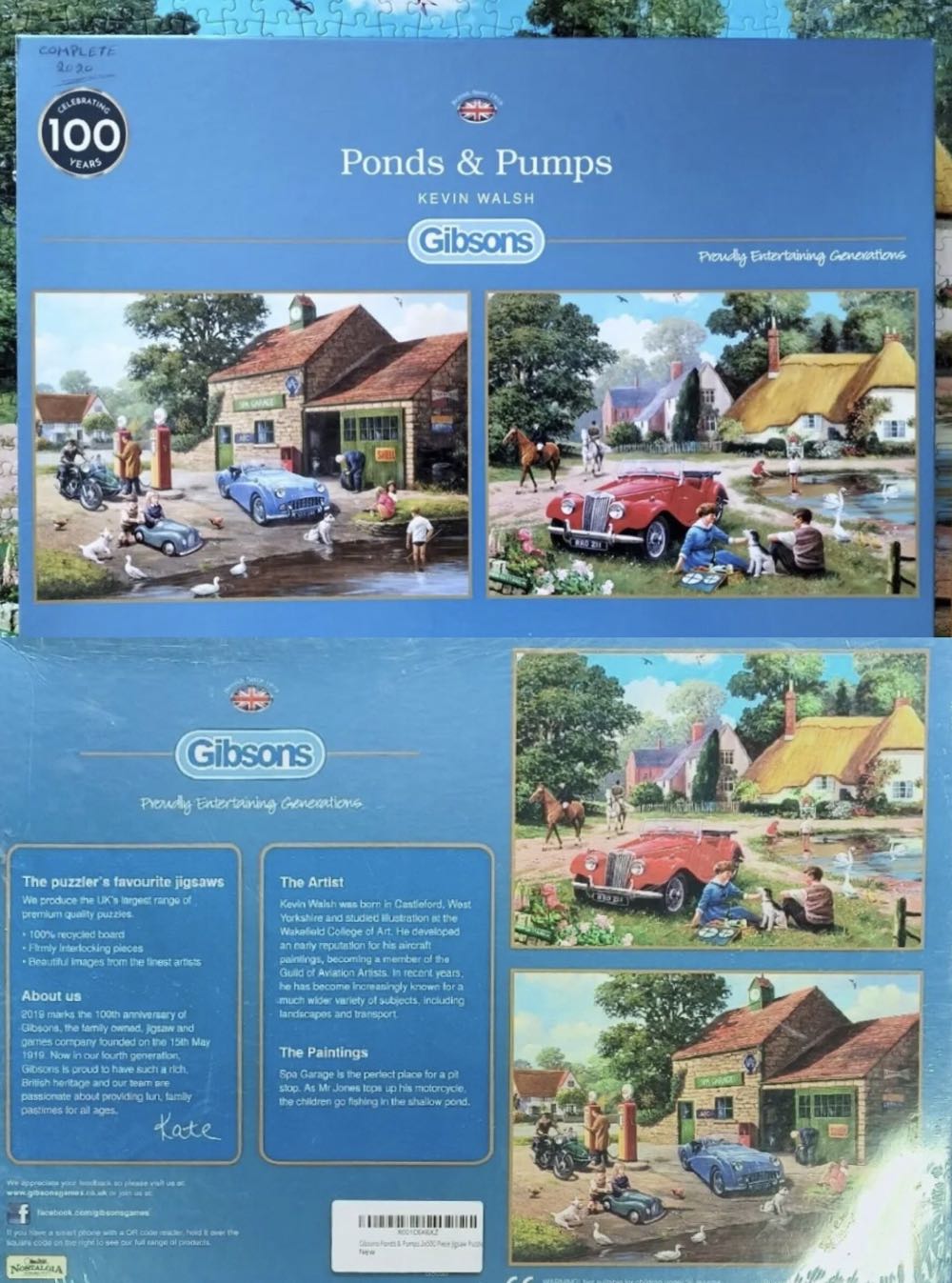 Ponds And Pumps - Gibsons puzzle collectible [Barcode 5012269050509] - Main Image 2