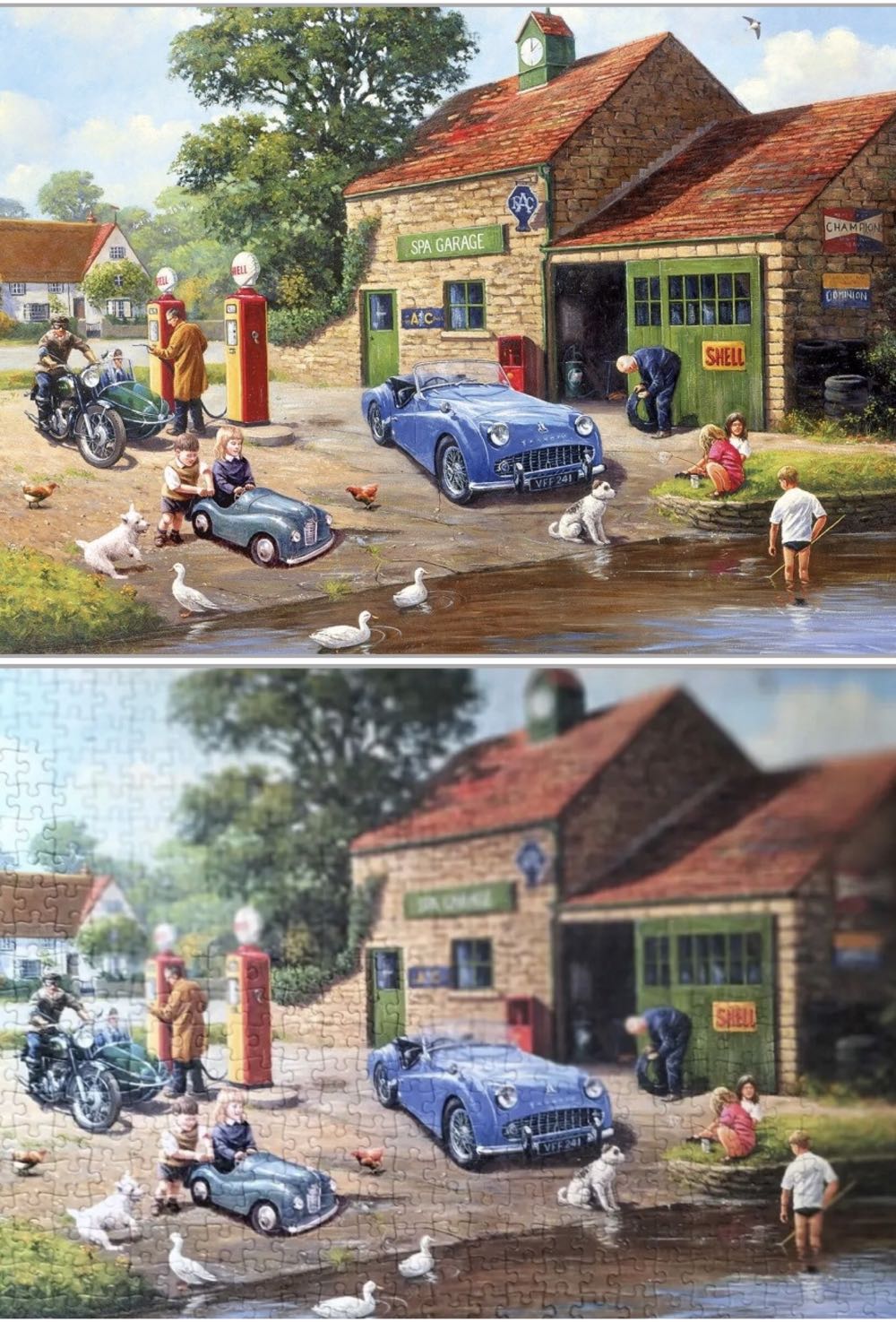 Ponds And Pumps - Gibsons puzzle collectible [Barcode 5012269050509] - Main Image 3