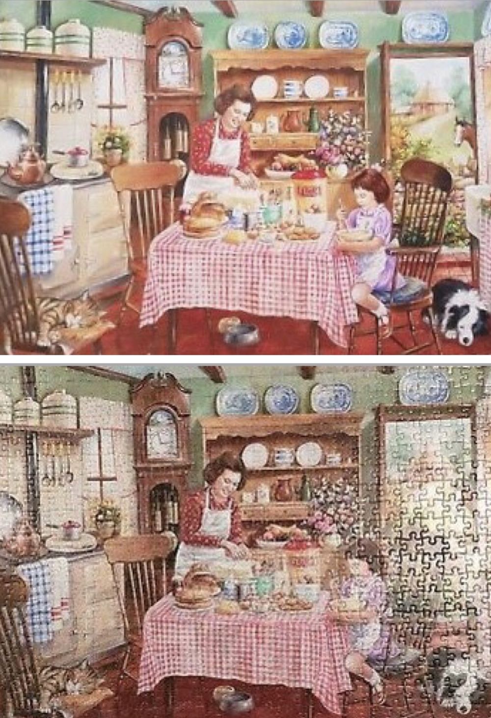 The Kitchen Garden (Cil Cilla Messenger) - Gibsons puzzle collectible [Barcode 5012269050080] - Main Image 3