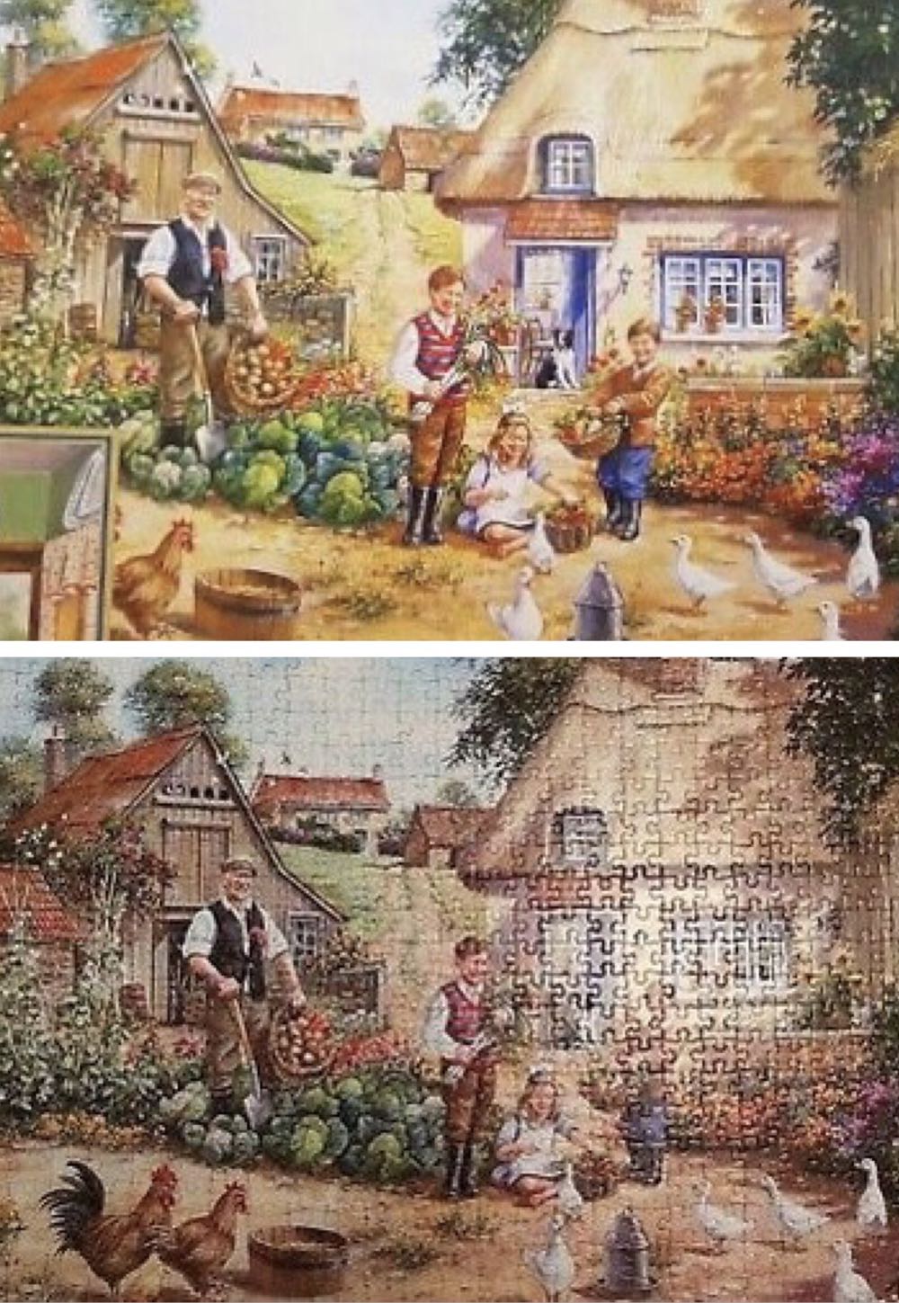 The Kitchen Garden (Cil Cilla Messenger) - Gibsons puzzle collectible [Barcode 5012269050080] - Main Image 4