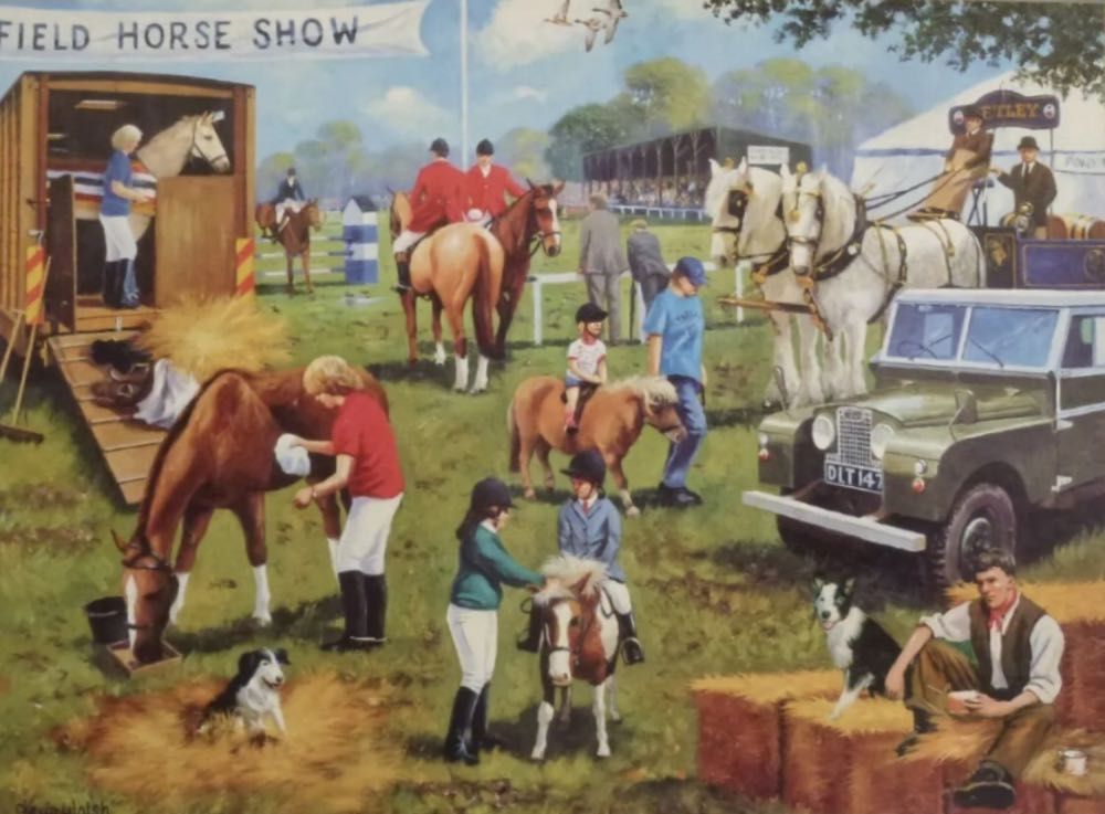 The Horse Show 🟦 - Gibsons puzzle collectible [Barcode 5012269004595] - Main Image 2