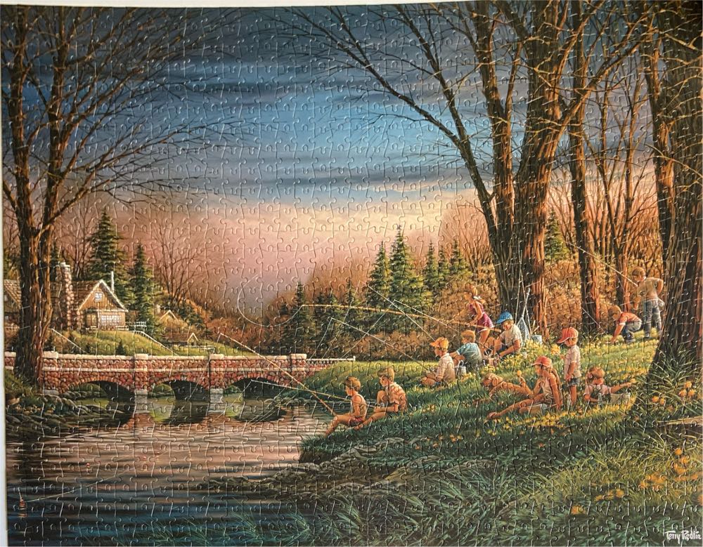 Spring Fishing - Buffalo puzzle collectible [Barcode 079346109197] - Main Image 2