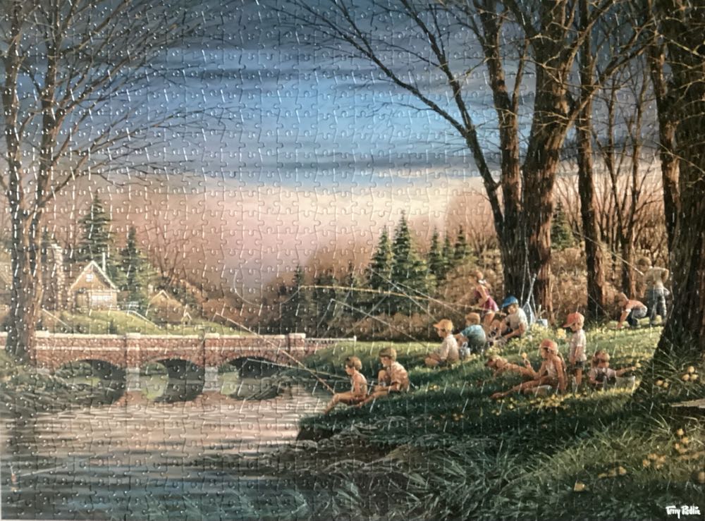 Spring Fishing - Buffalo puzzle collectible [Barcode 079346109197] - Main Image 3