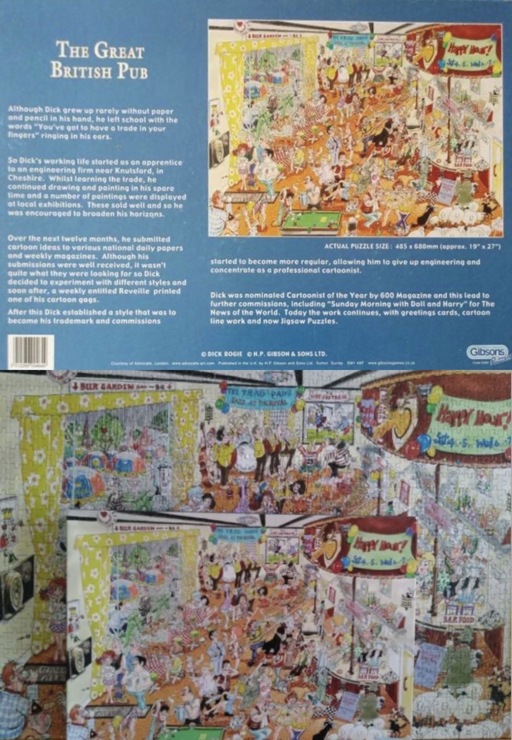 The Great British Pub - Gibsons puzzle collectible [Barcode 5012269004649] - Main Image 4