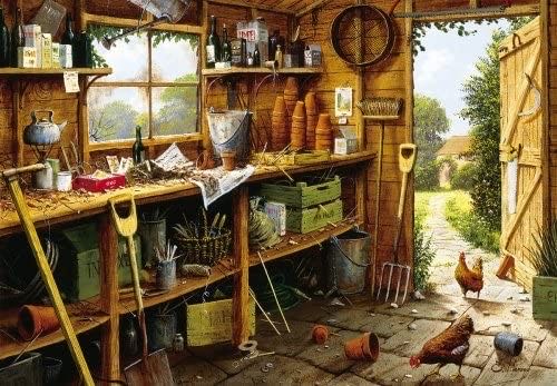 The Garden Shed - Gibsons puzzle collectible [Barcode 5012269008463] - Main Image 2