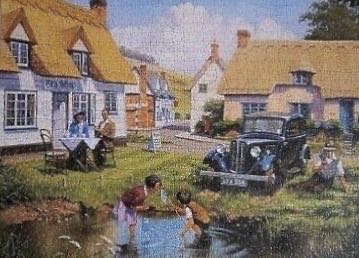 The Village Pond - Gibsons puzzle collectible - Main Image 3