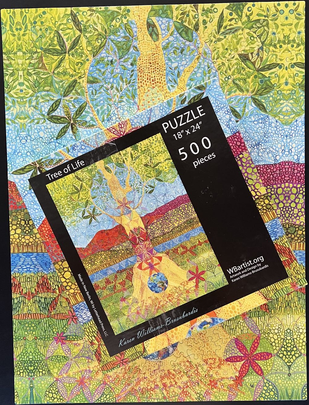 Tree Of Life - 407, 6/8/23 - Letterhead Press, LLC puzzle collectible - Main Image 4