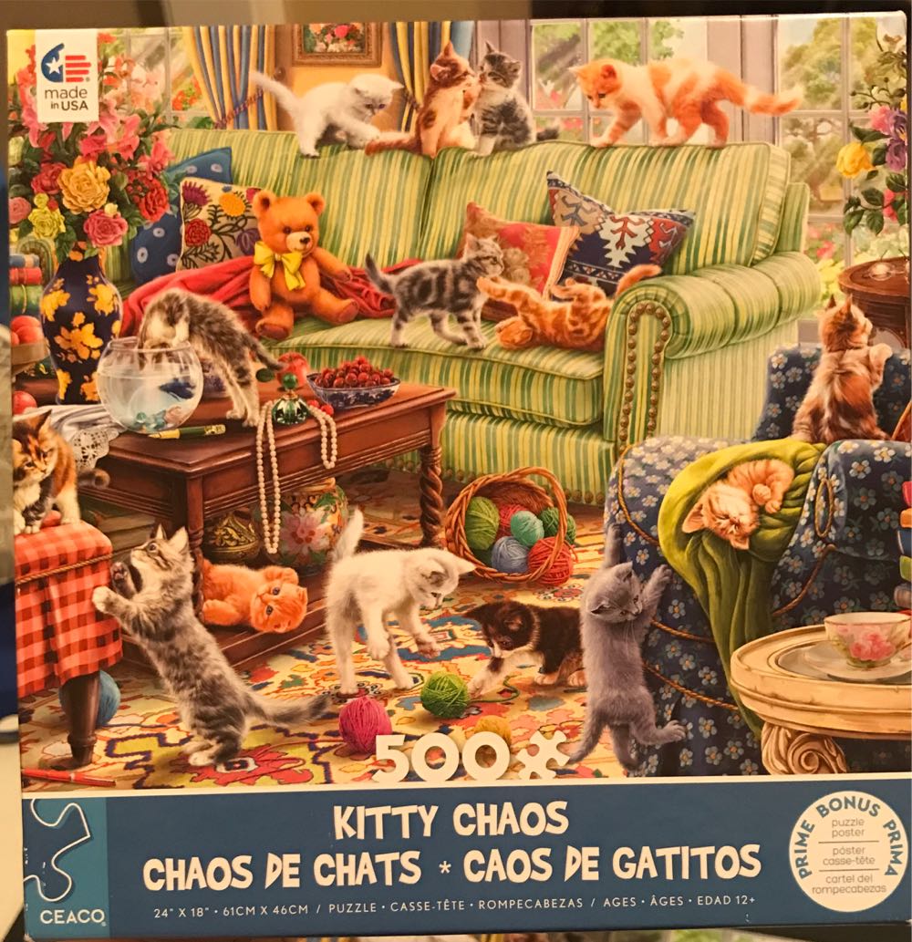 Kitty Chaos - Ceaco puzzle collectible [Barcode 021081232708] - Main Image 3