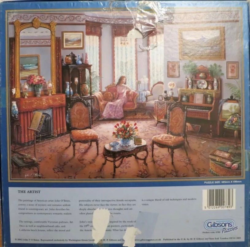 The Music Parlour - Gibsons puzzle collectible [Barcode 5012269007893] - Main Image 2