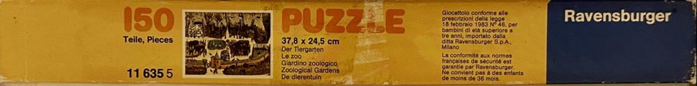 Zoological Gardens (SOLD) - Ravensburger puzzle collectible [Barcode 4005556116355] - Main Image 2