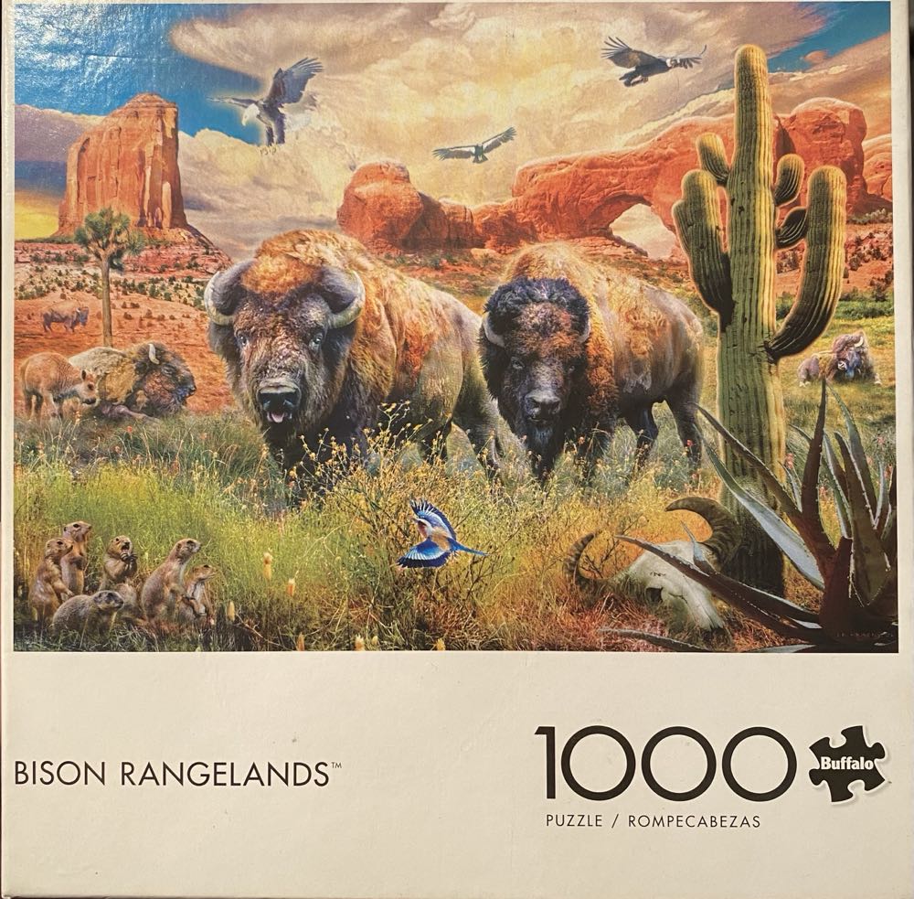 Bison Rangelands - Buffalo Games 🇺🇸 puzzle collectible [Barcode 079346120284] - Main Image 2