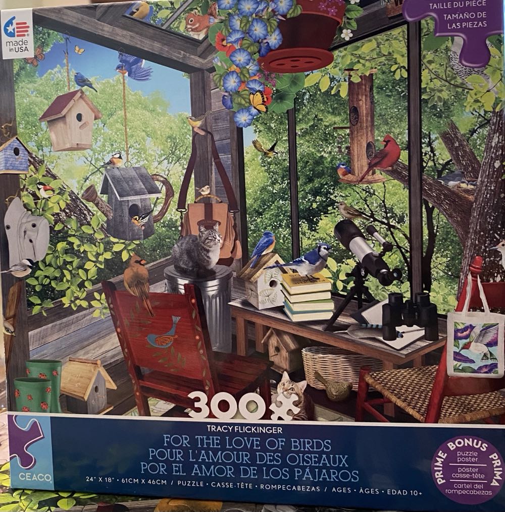 For The Love Of Birds - Ceaco puzzle collectible [Barcode 021081223638] - Main Image 3