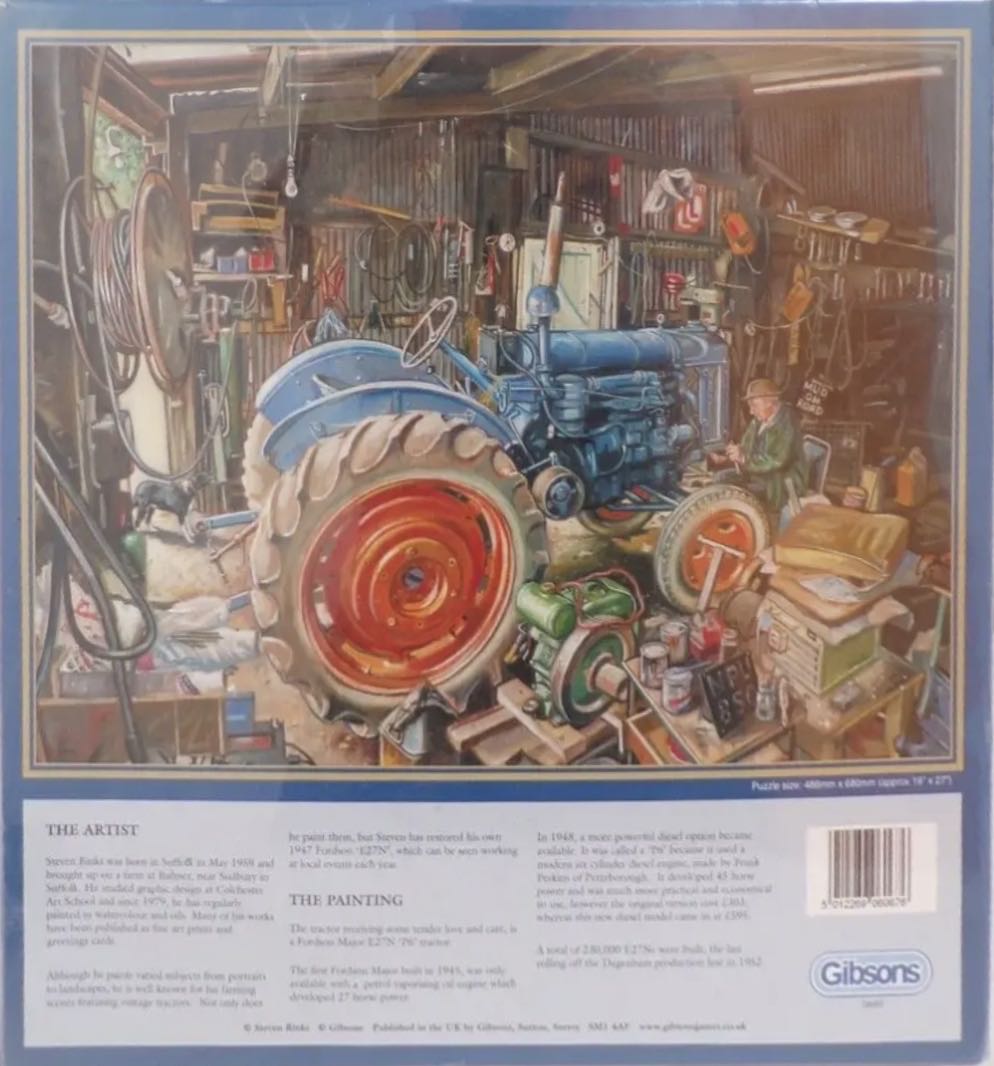 Tractor Trouble 🟦 - Gibsons puzzle collectible [Barcode 5012269060676] - Main Image 2