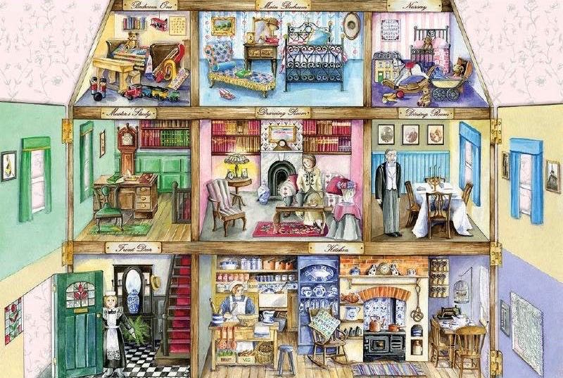 Upstairs & Downstairs - Gibsons 🇬🇧 puzzle collectible [Barcode 5012269030785] - Main Image 3