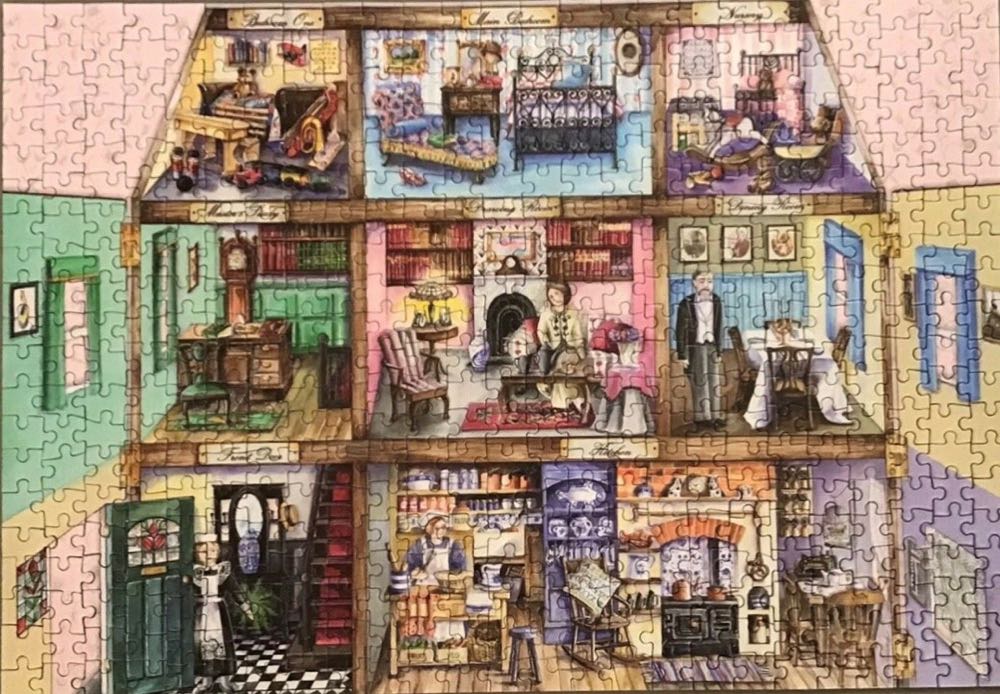 Upstairs & Downstairs - Gibsons 🇬🇧 puzzle collectible [Barcode 5012269030785] - Main Image 4