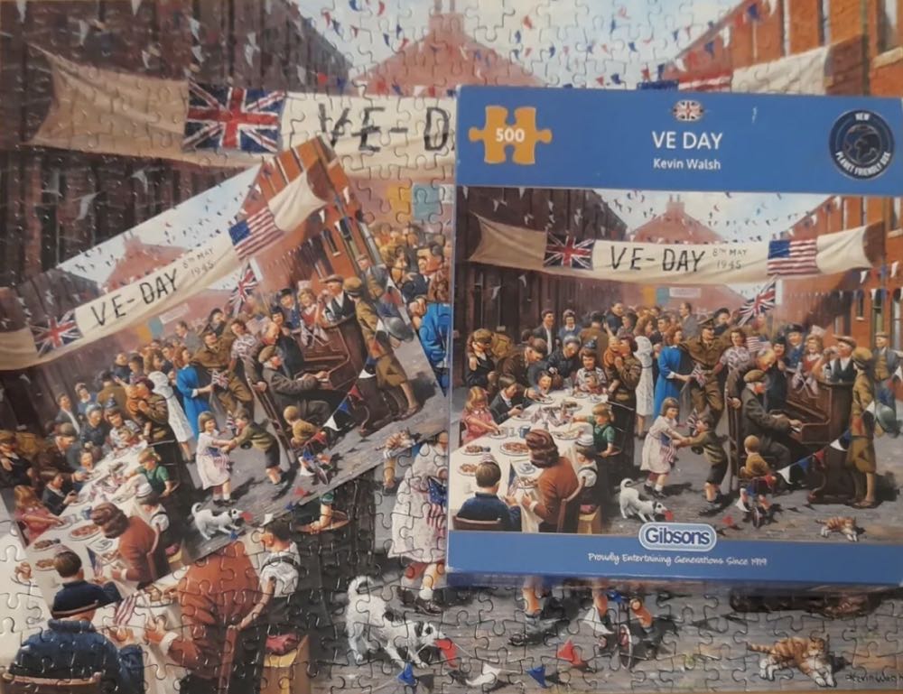 VE Day 500 - Gibsons puzzle collectible [Barcode 8784251699481] - Main Image 4
