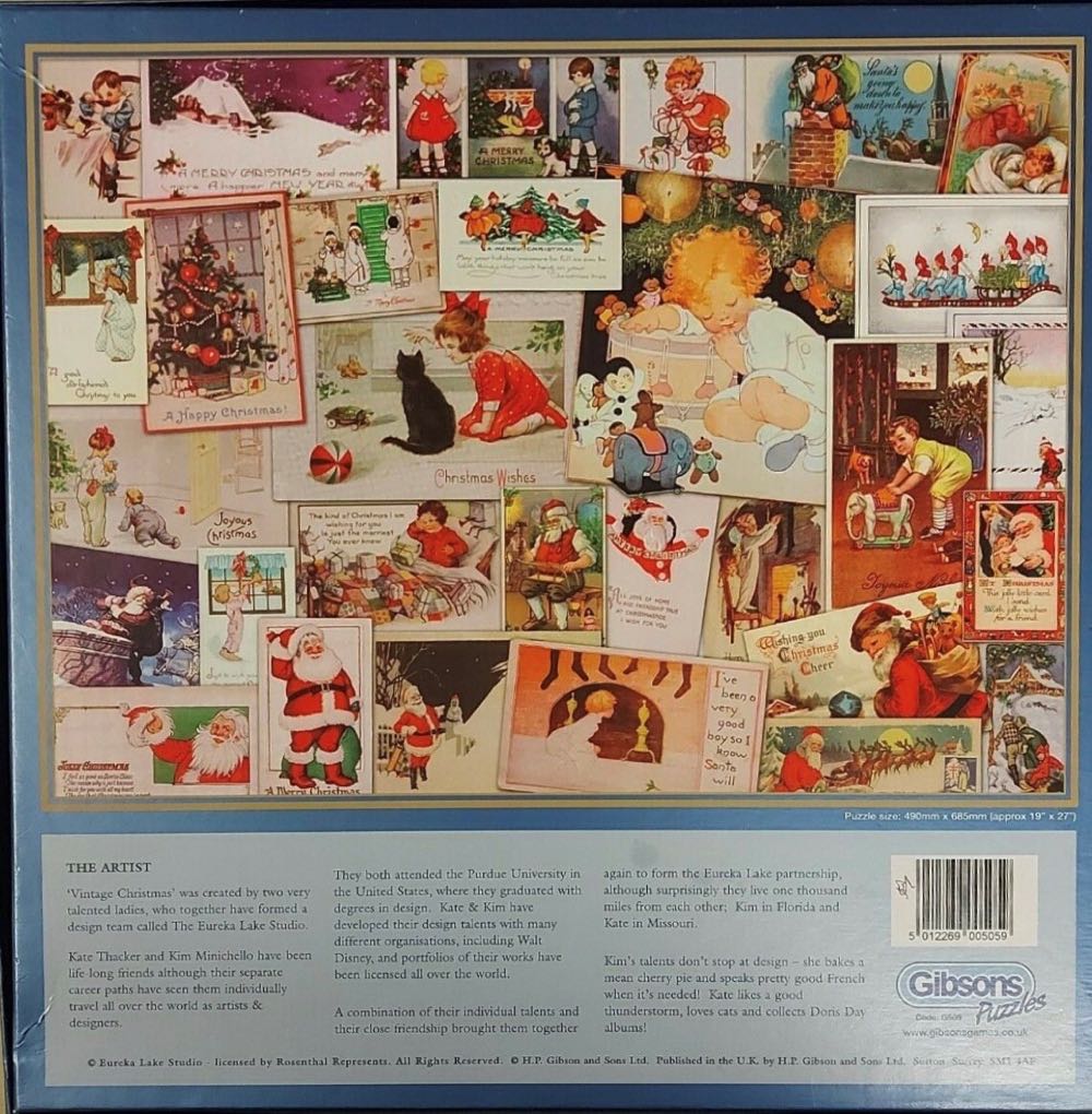 Vintage Christmas - Gibsons puzzle collectible [Barcode 5012269005059] - Main Image 2
