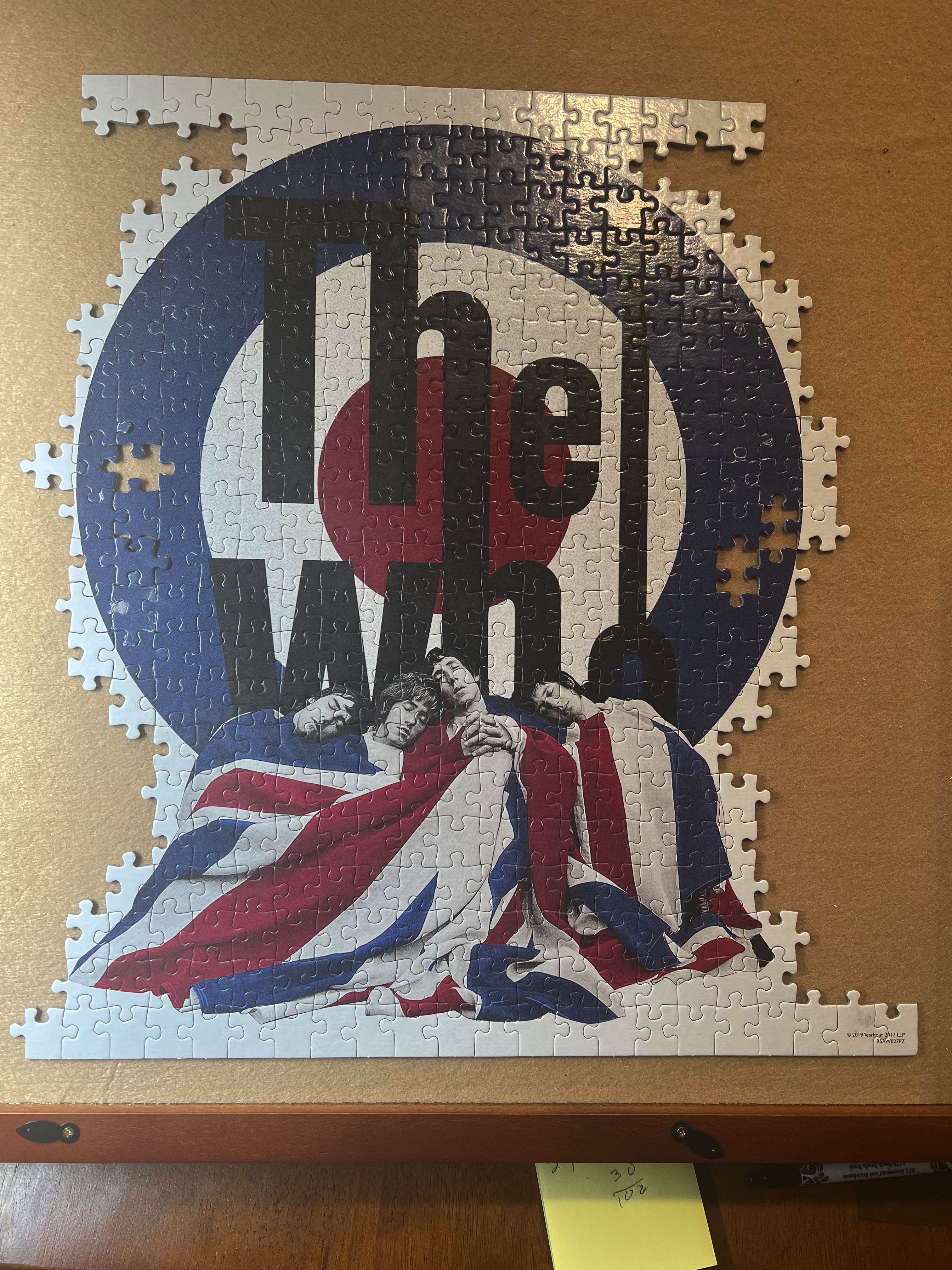 Who Kids Are Alright 500 Piece Jigsaw Puzzle - Rock Saws puzzle collectible [Barcode 803343237771] - Main Image 2