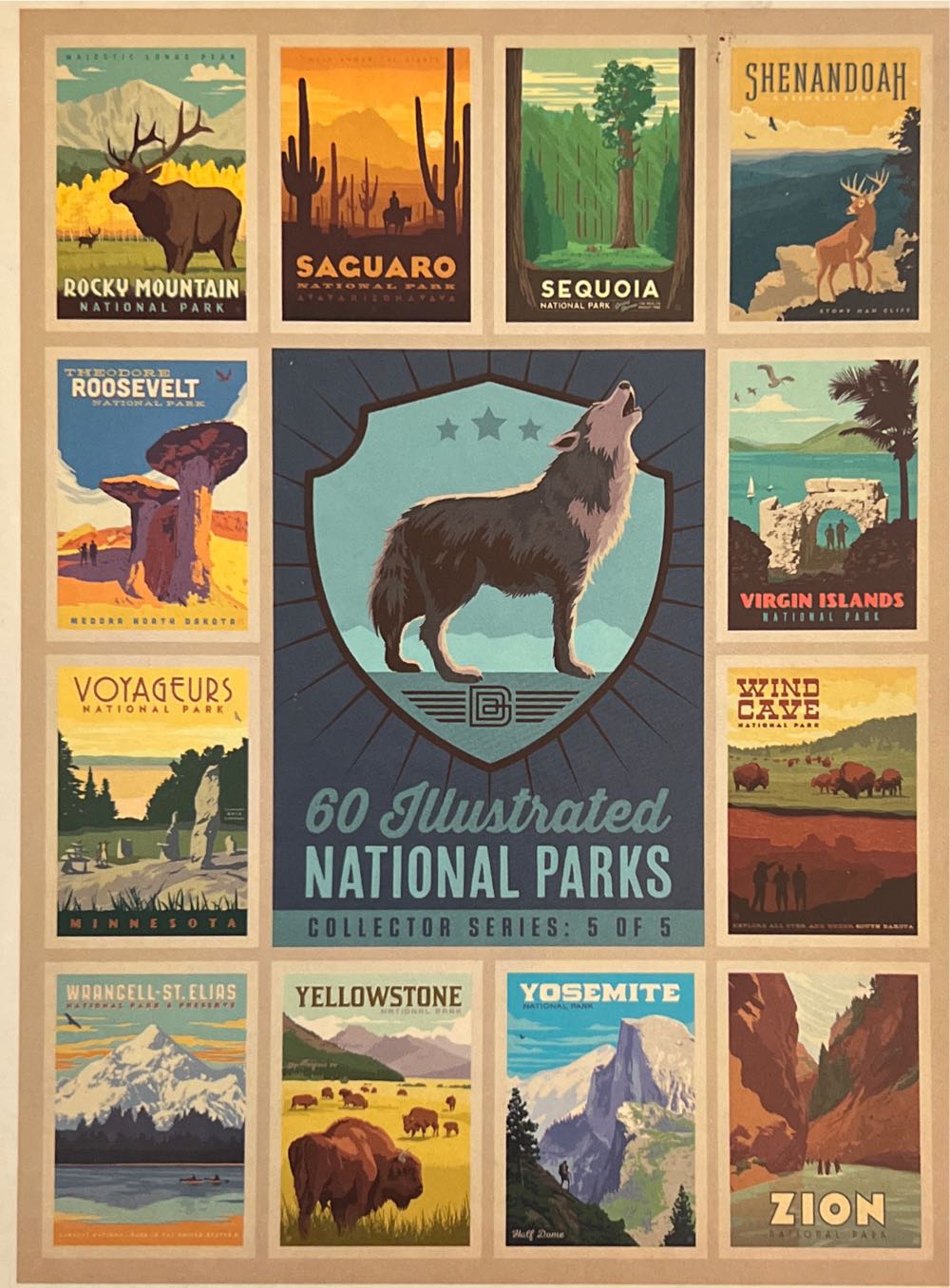 New Cavallini Australian Map Puzzle 500pce