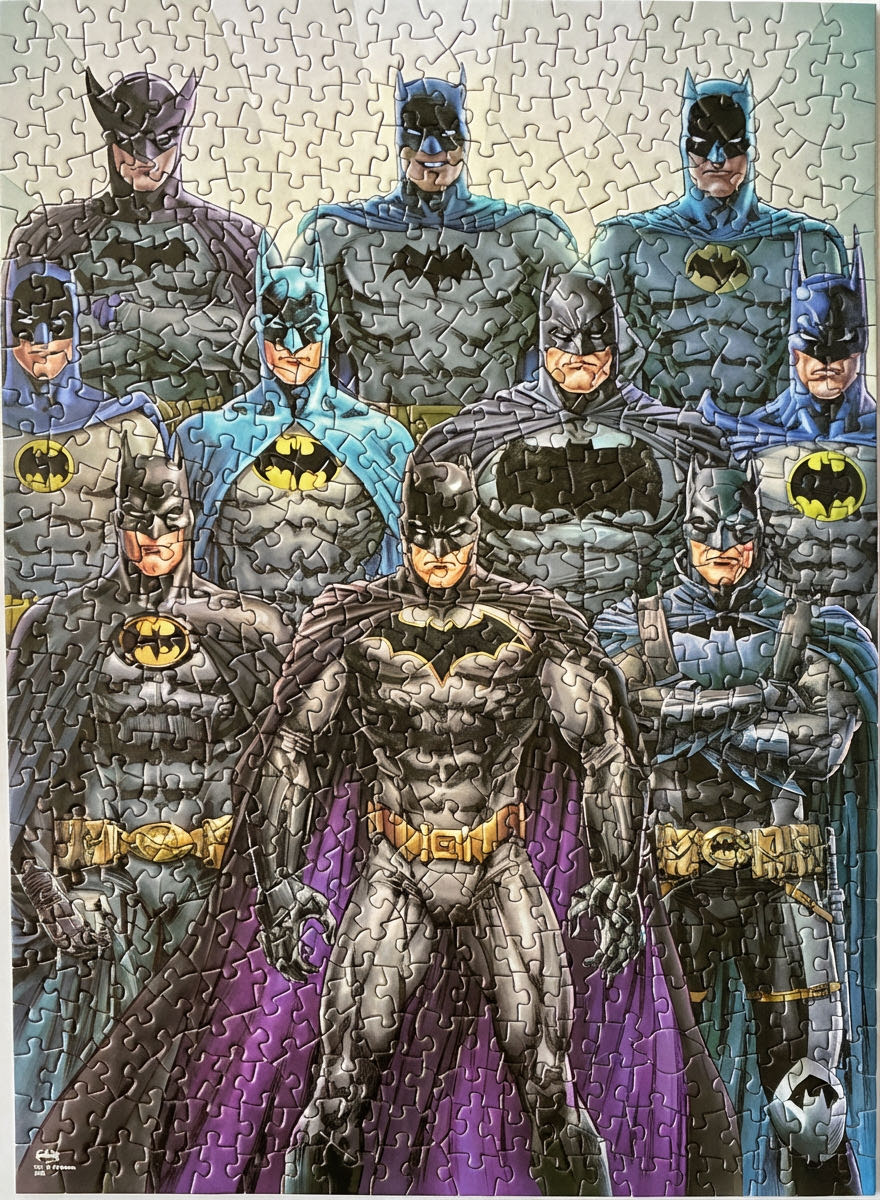 Aquarius Dc Comics Batman Batsuits Puzzle 500 Piece Jigsaw Puzzle Glare Free Precision Fit Officially Licensed Dc Comics Merchandise & Collectibles 14 X 19 Inches - Aquarius puzzle collectible [Barcode 840391148796] - Main Image 2