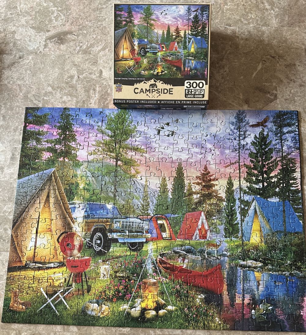 Moonlight Camping - MasterPieces puzzle collectible [Barcode 705988322228] - Main Image 2