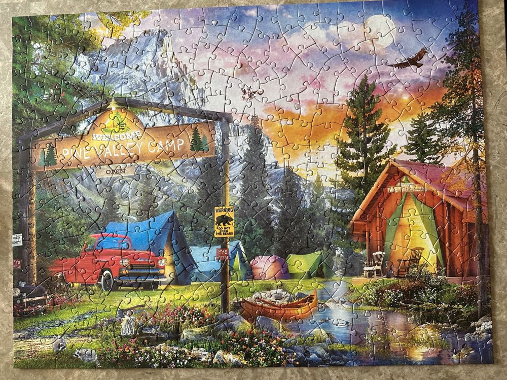 Pine Valley Camp (0) - MasterPieces puzzle collectible [Barcode 705988322211] - Main Image 3