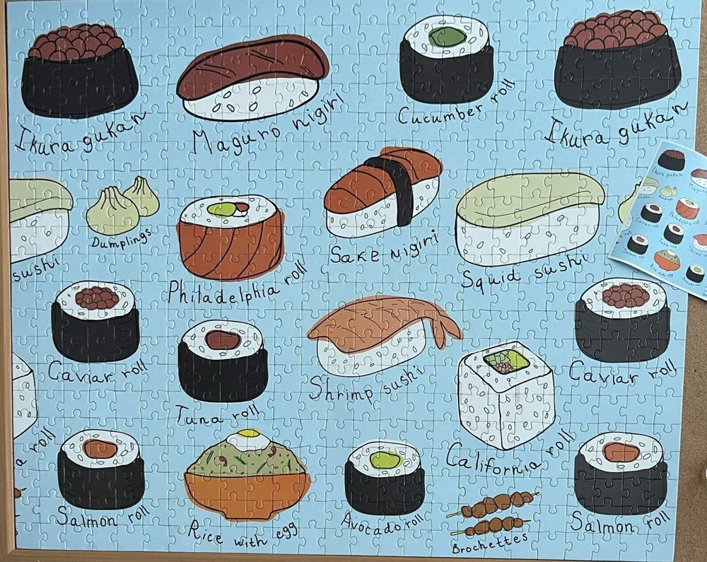 Sushi Roll: Food Of Japan - RMS International puzzle collectible [Barcode 840287914627] - Main Image 2