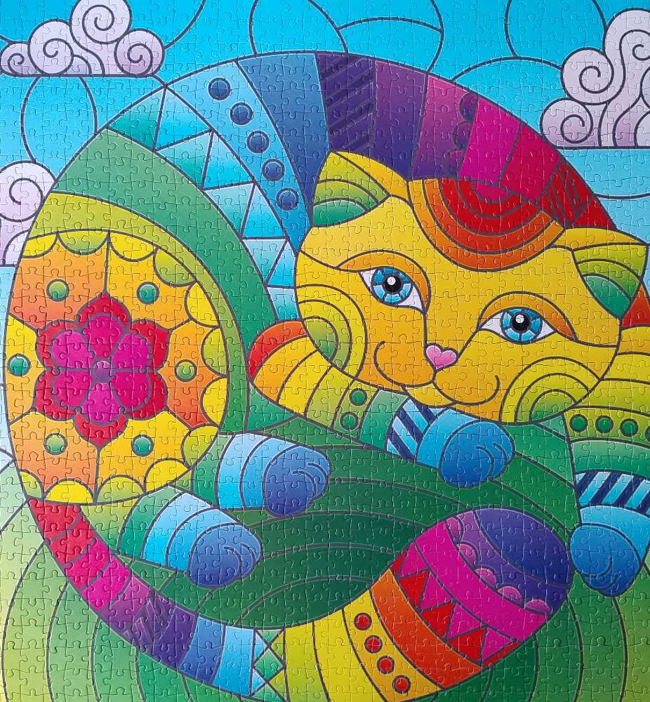 Cat In The Circle - Yazz Puzzle puzzle collectible [Barcode 8699375068153] - Main Image 2