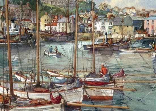 Ilfracombe Harbour, Devon - Falcon de luxe puzzle collectible [Barcode 8710126110737] - Main Image 3