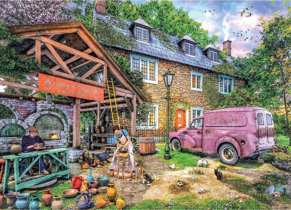 The Potters Cottage - Falcon de luxe puzzle collectible [Barcode 8710126114018] - Main Image 2