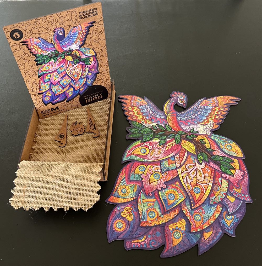 Fairy Bird - 411, 6/12/23-SOLD - Unidragon puzzle collectible [Barcode 4620755026184] - Main Image 4