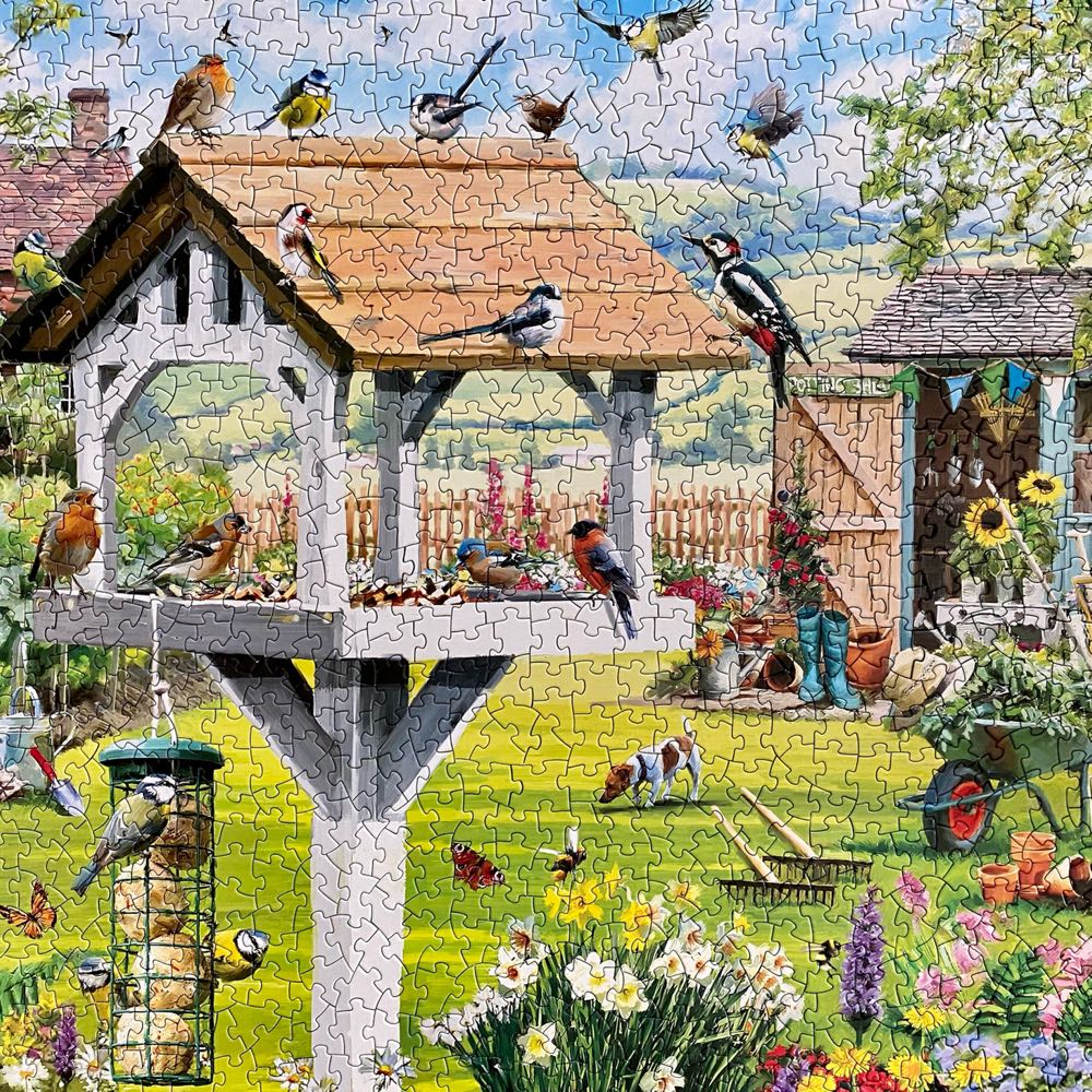 Garden Birds - Spilsbury 🇺🇸 puzzle collectible [Barcode 810061445517] - Main Image 2