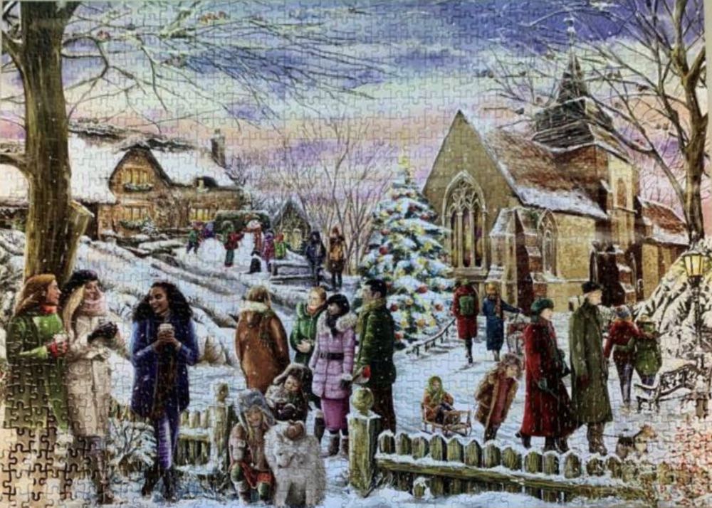 Festive Village - Falcon de luxe puzzle collectible [Barcode 8710126113523] - Main Image 4