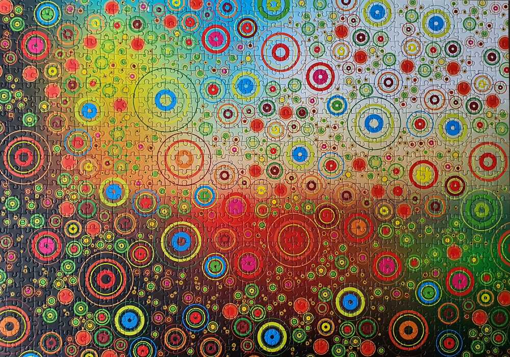 Abstract Flowers - Yazz puzzle collectible [Barcode 8699375067606] - Main Image 2