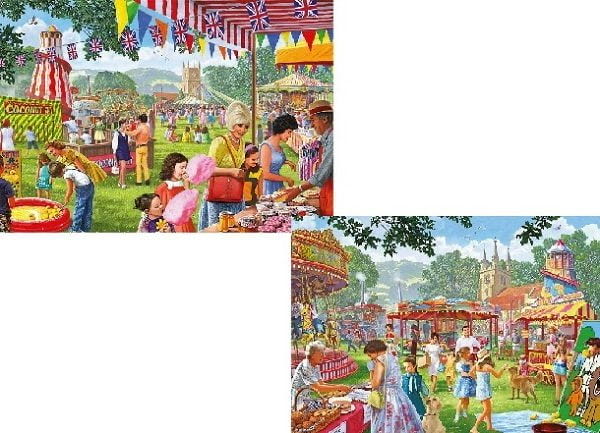 Sixties Summer Fete - Falcon de luxe puzzle collectible [Barcode 8710126111680] - Main Image 4