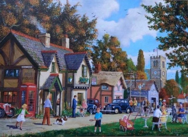 Seasons When Autumn Falls Scannen - Falcon de luxe puzzle collectible - Main Image 2