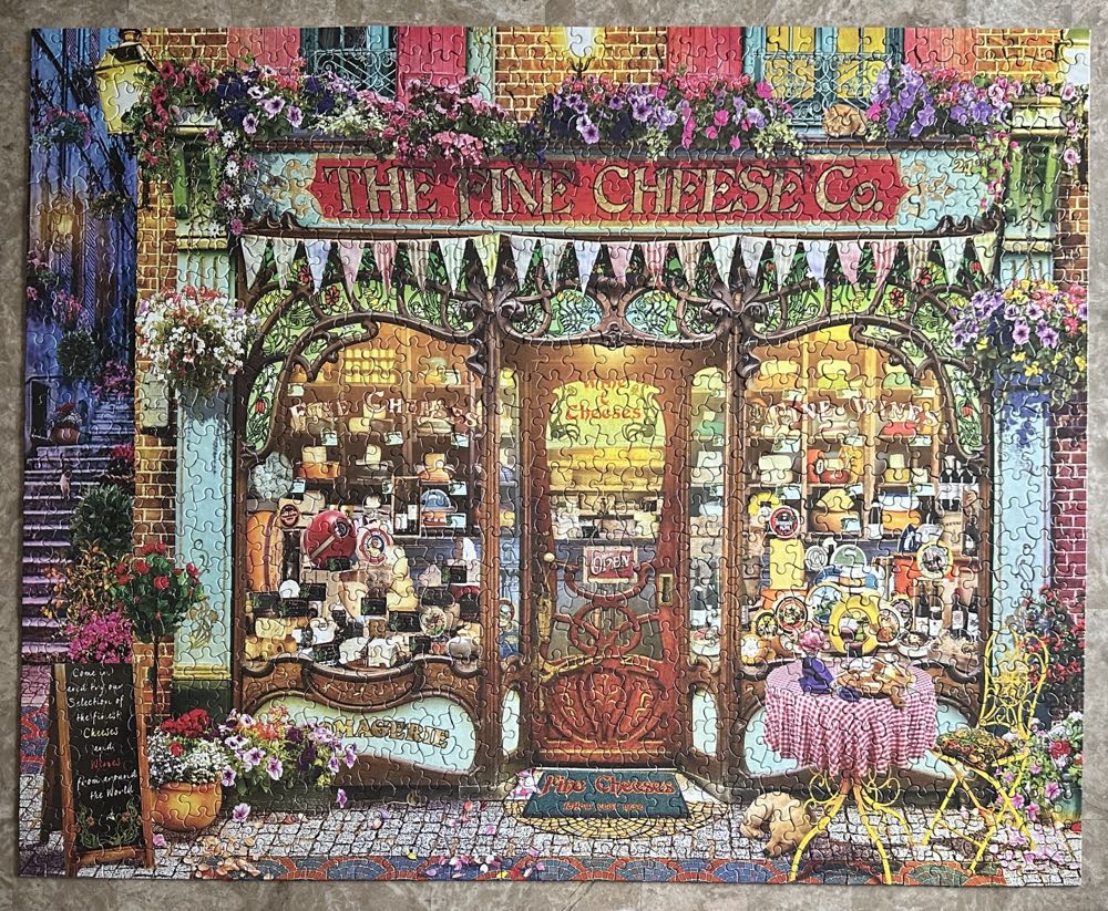 Wine & Cheese Shop - 1035, 3/7/26-TRADED - White Mountain Puzzles puzzle collectible [Barcode 724819266739] - Main Image 3